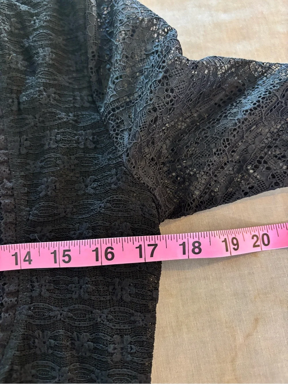 Free People My Party Lace Square Neck Black Sheer Long-Sleeve Whimsigoth XL